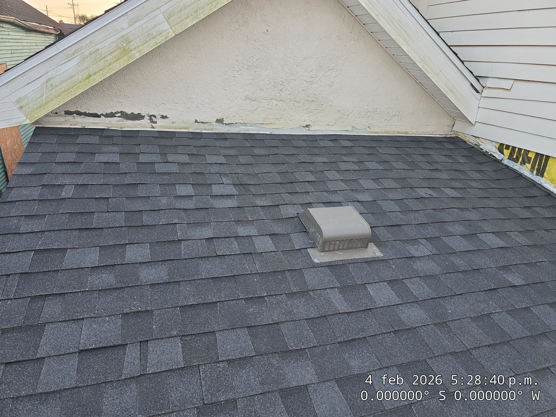 Gallery photos for Fortified Asphalt Reroof Completed on Jonquil Street in New Orleans: Image #1