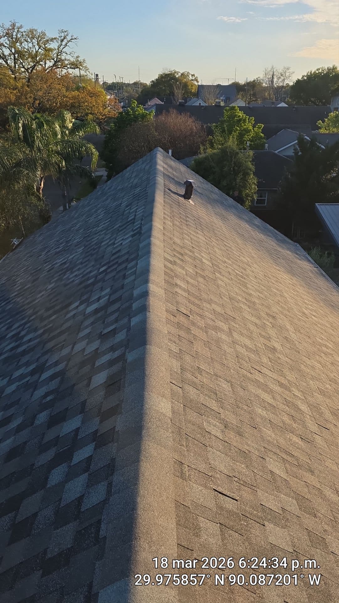 Gallery photos for Fortified Asphalt Reroof Completed in Bayou St. John: Image #1